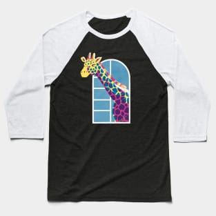 Curious giraffe Baseball T-Shirt